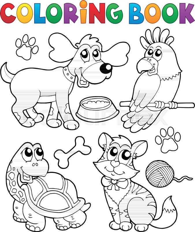 Pets Coloring Sheet Coloring Home - vrogue.co