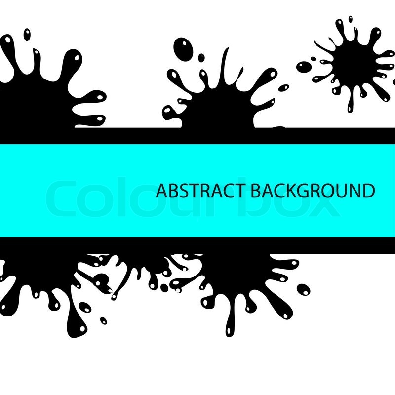 Vector splash abstract background | Stock vector | Colourbox