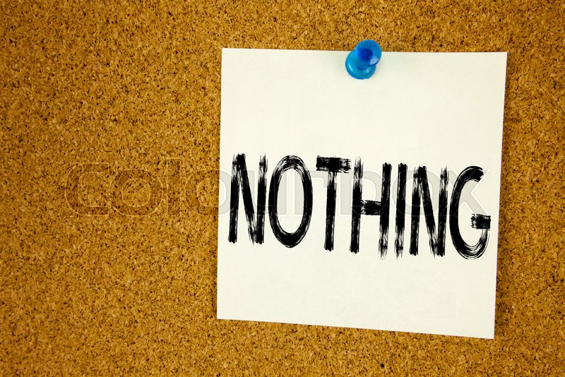 Show nothing. Nothing firma.
