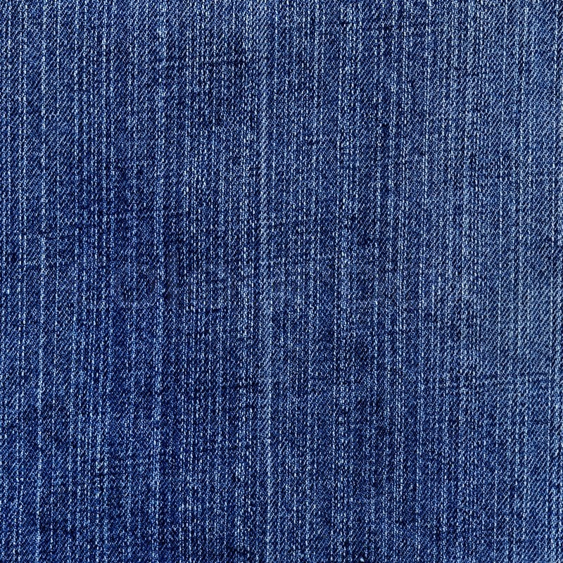 Closeup of blue denim for texture or background Stock