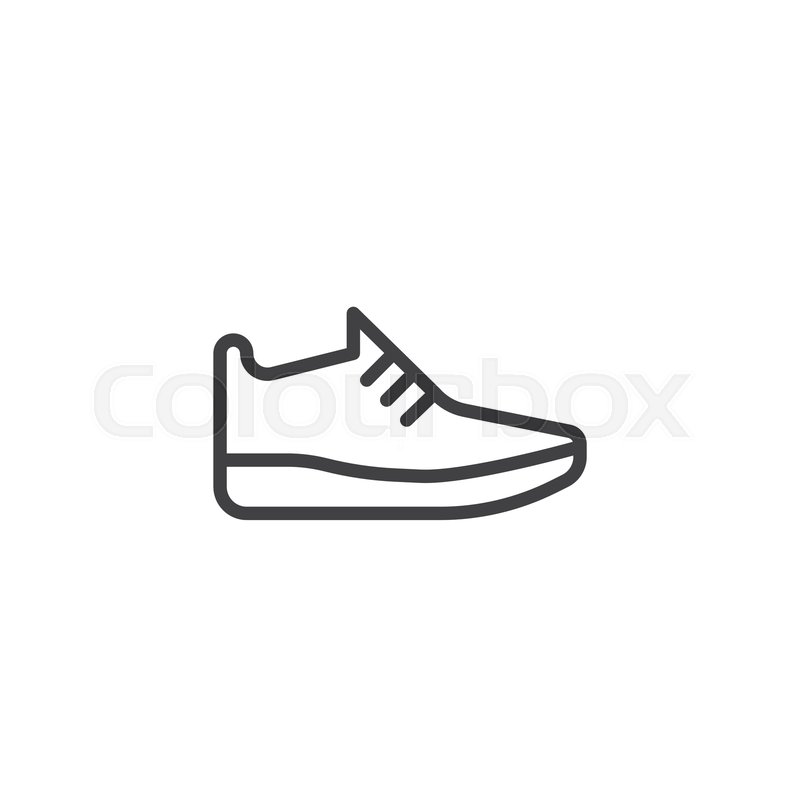 shoes outline
