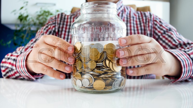 Real Jar Jar Full Of Coins