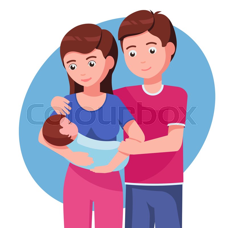 Father And Mother Holding Hands Of Their Child Stock Vector Colourbox Father And Mother Holding Hands Of Their Child Stock Vector Colourbox