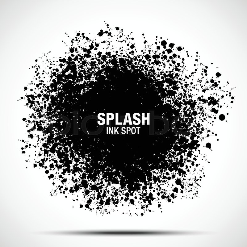 splash ink spot drops black texture stock vector colourbox splash ink spot drops black texture