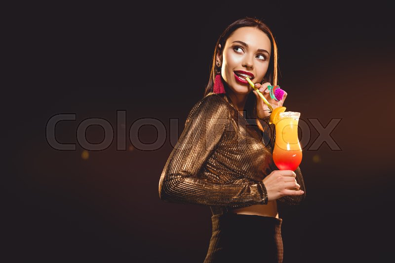 Taboo party brunette glamour