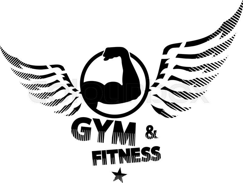 Gym Fitness Background Vector Stock Vector Colourbox