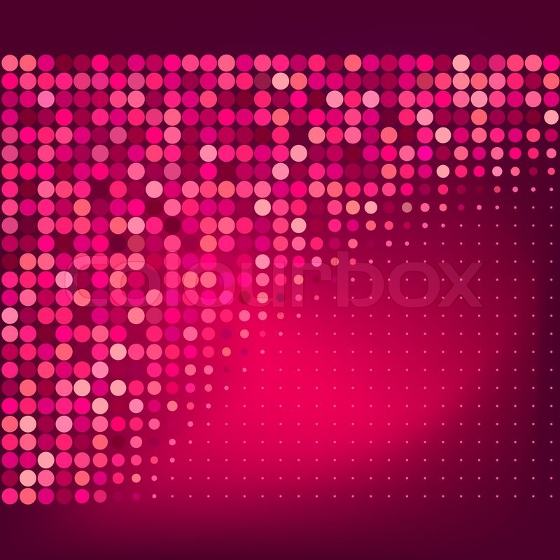 Abstract Red Dots Vector Background | Stock-Vektor | Colourbox
