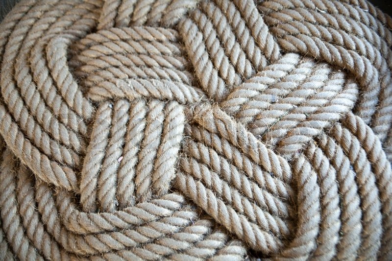 Coil of rope | Stock Photo | Colourbox