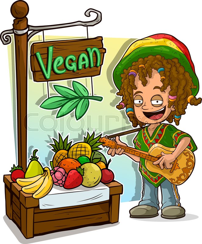 Cartoon Rastaman