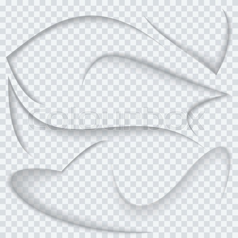 Set of ragged holes on transparent | Stock vector | Colourbox