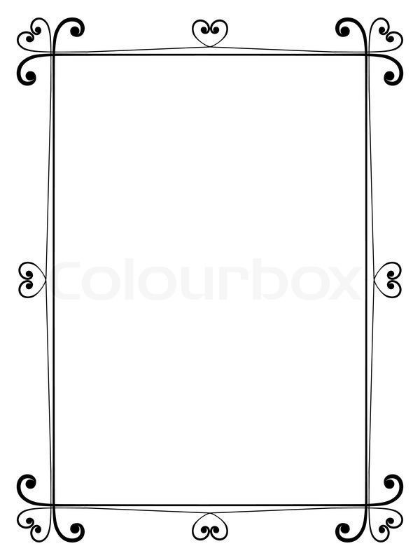 Kalligraphie ornamentalen dekorativen ... | Stock-Vektor | Colourbox
