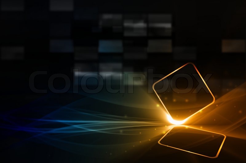 Technological background - abstract mobile device with ...