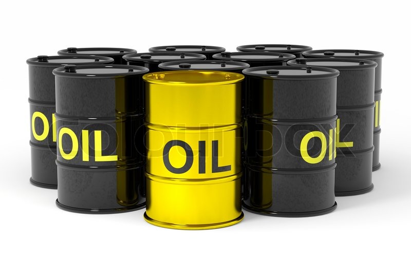 Oil barrels Stock Photo Colourbox