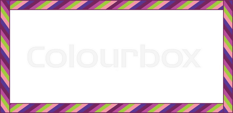 Cute Christmas Or New Year Frame With Stock Vector Colourbox