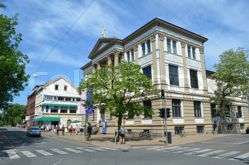 Downtown Odense In Denmark Stock Image Colourbox