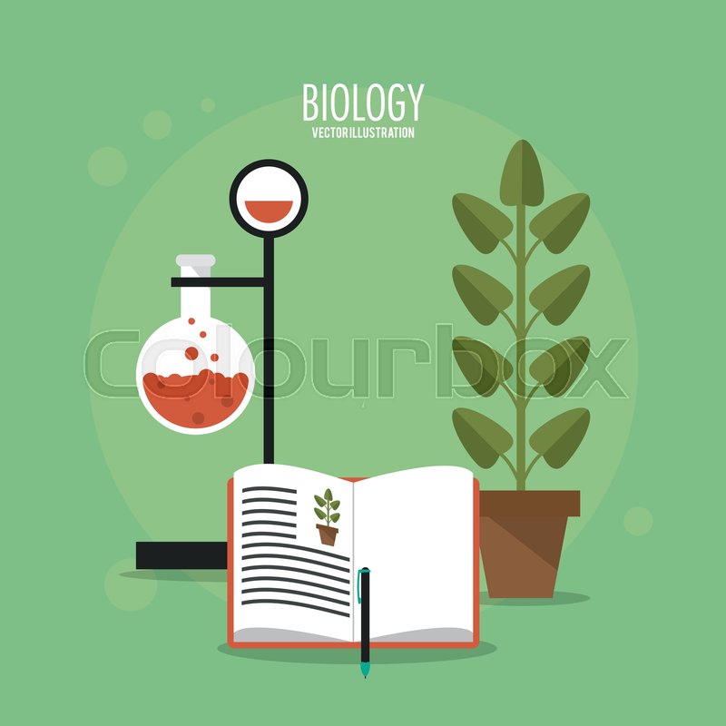 Biology design. Lab icon. Flat illustration, vector | Stock vector | Colourbox Biology design. Lab icon. Flat illustration, vector | Stock vector | Colourbox