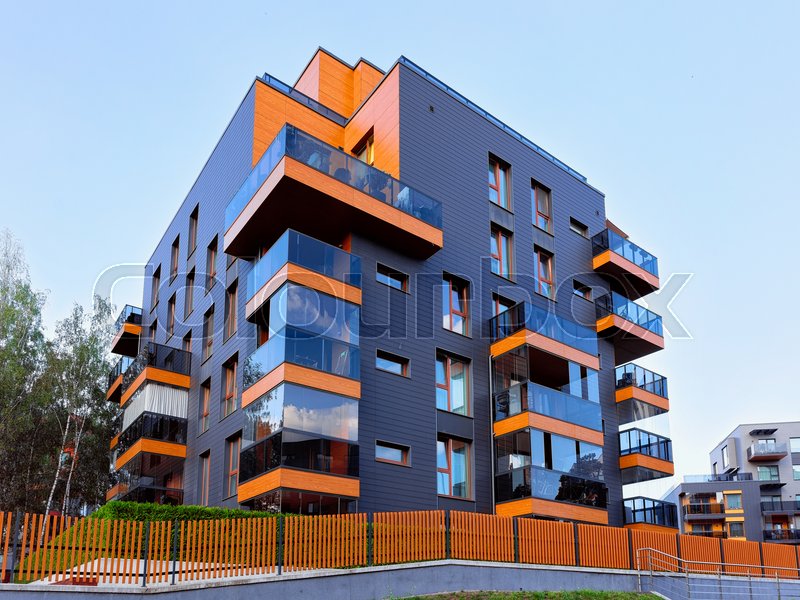 Apartment flat house building real | Stock image | Colourbox