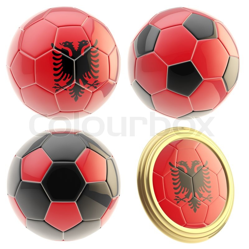 Albania football team attributes | Stock image | Colourbox