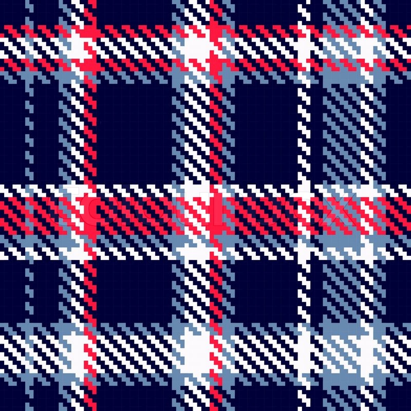 Seamless checkered vector pattern | Stock vector | Colourbox