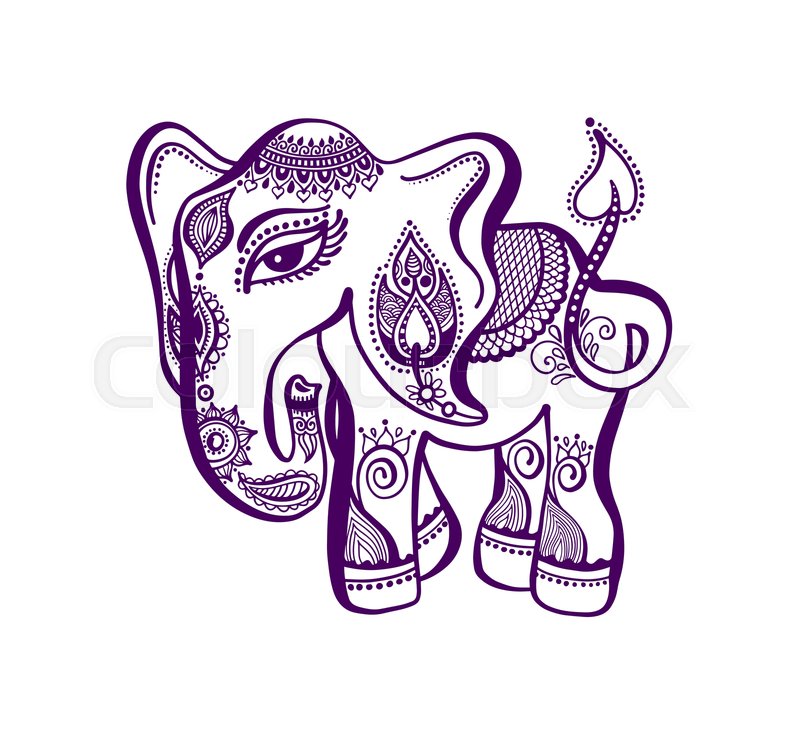 hindu elephant head tattoo