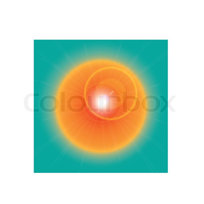 Sun Background Vector 4