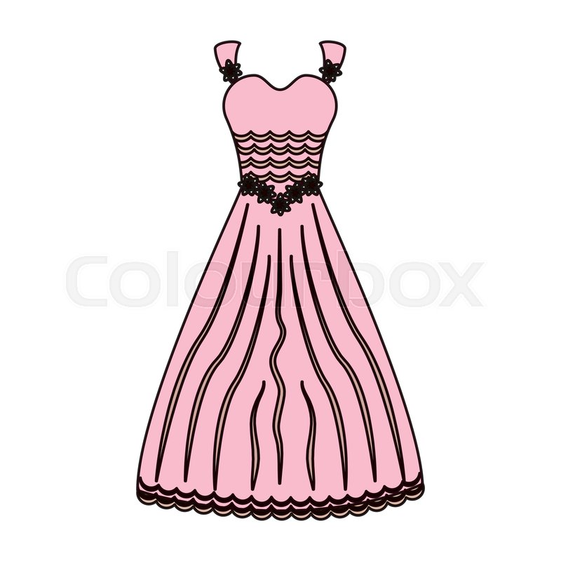 Graphic Wedding Dress