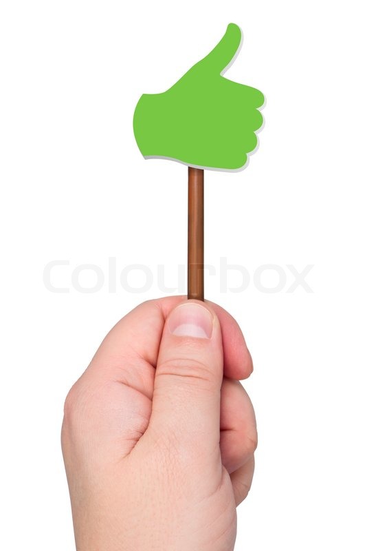 hævet tommelfinger hævet tommelfinger