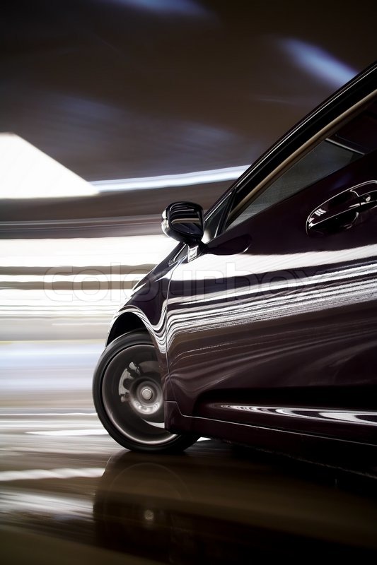 Car turning fast Stock image Colourbox Car turning fast Stock image Colourbox