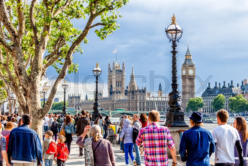 LONDON - JUNE 11, 2011: Crowd of people ... | Stock image | Colourbox