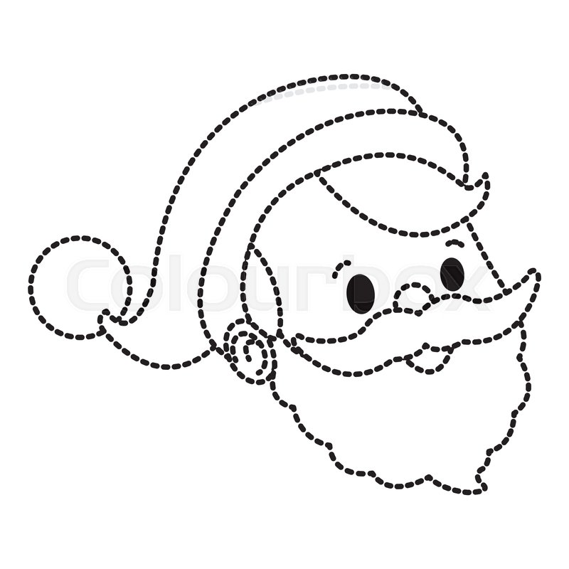 santa claus face cartoon images