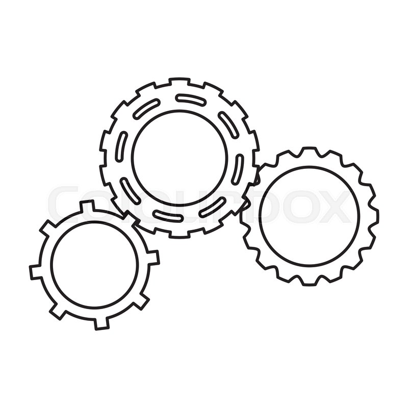 Cogs And Gears Drawing
