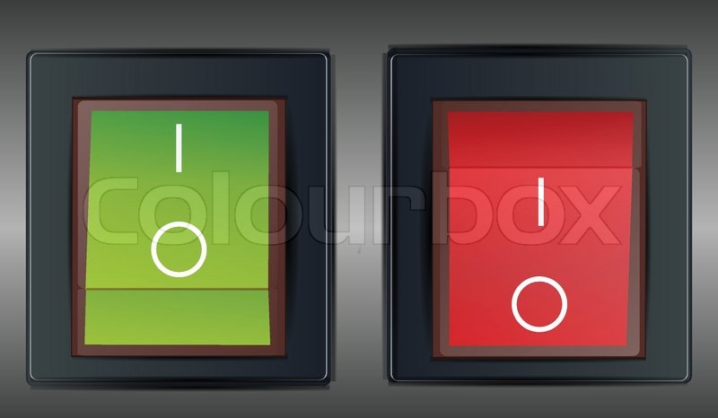 On Off Switch | Stock vector | Colourbox