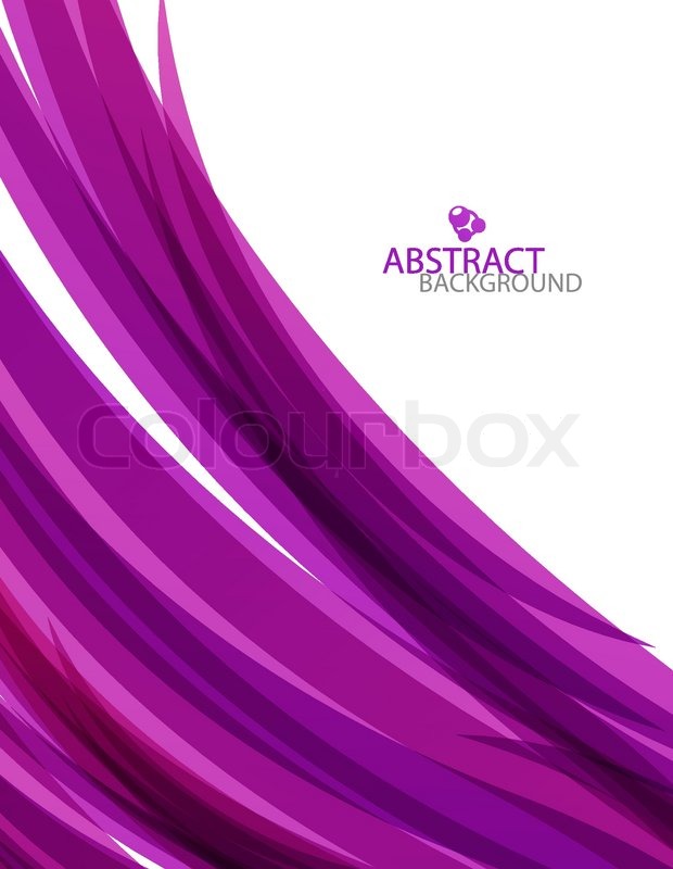 purple wave template stock vector colourbox purple template