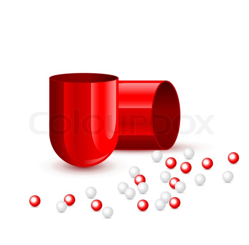 capsule-is-divided-in-half-with-stock-vector-colourbox