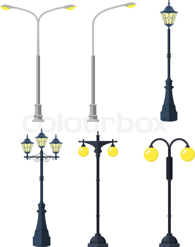modern lamp posts