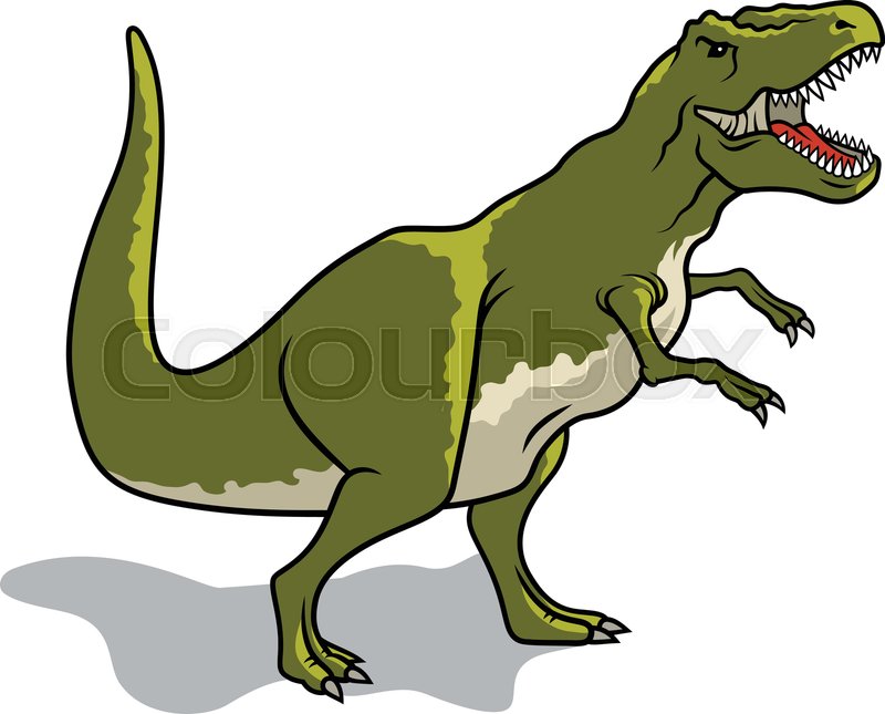 Dinosaur. Vector illustration. | Stock vector | Colourbox