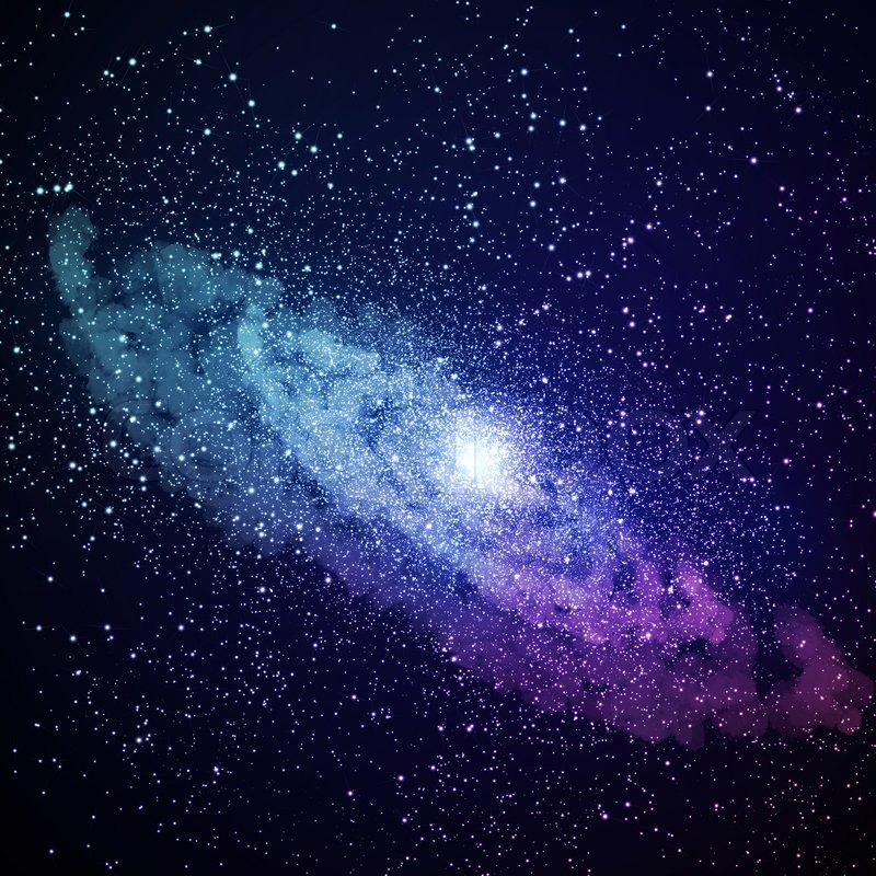 Space galaxy image | Stock Photo | Colourbox