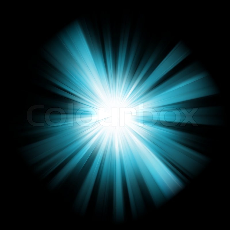 Blue burst color design template EPS 8 | Stock Vector | Colourbox