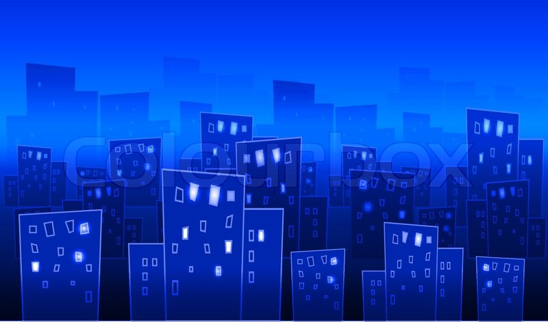 net vector box Colourbox night  at big Stock Abstract  city  Vector