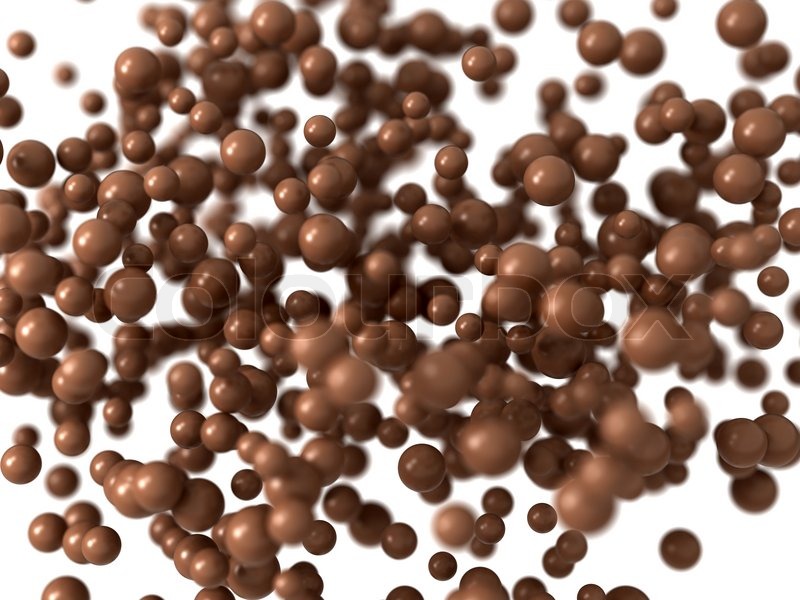 Sweet chocolate bubbles with shallow DOF Stock Photo Colourbox
