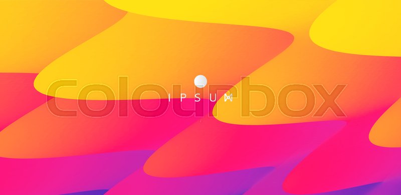 Abstract Wavy Background For Banner Stock Vector Colourbox