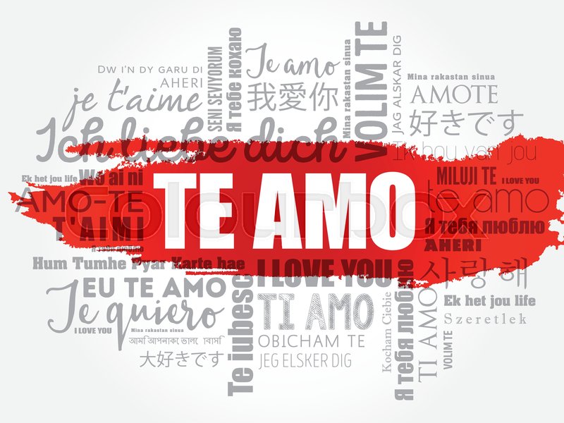 Eu te amo 3 Sew On Patch I Love You Portuguese