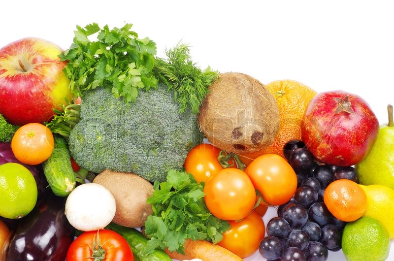 Obst und Gemüse Stock Bild Colourbox