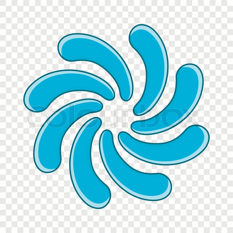 Blue Abstract Swirl Icon Cartoon Stock Vector Colourbox Make social videos in an instant: blue abstract swirl icon cartoon