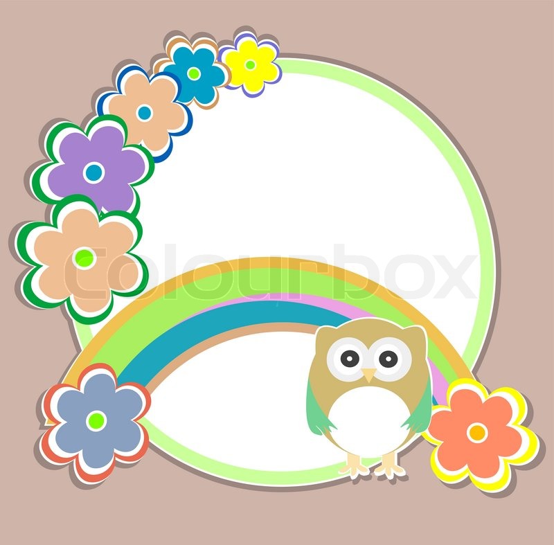 cute kids background with flowers and stock vector colourbox cute kid backgrounds