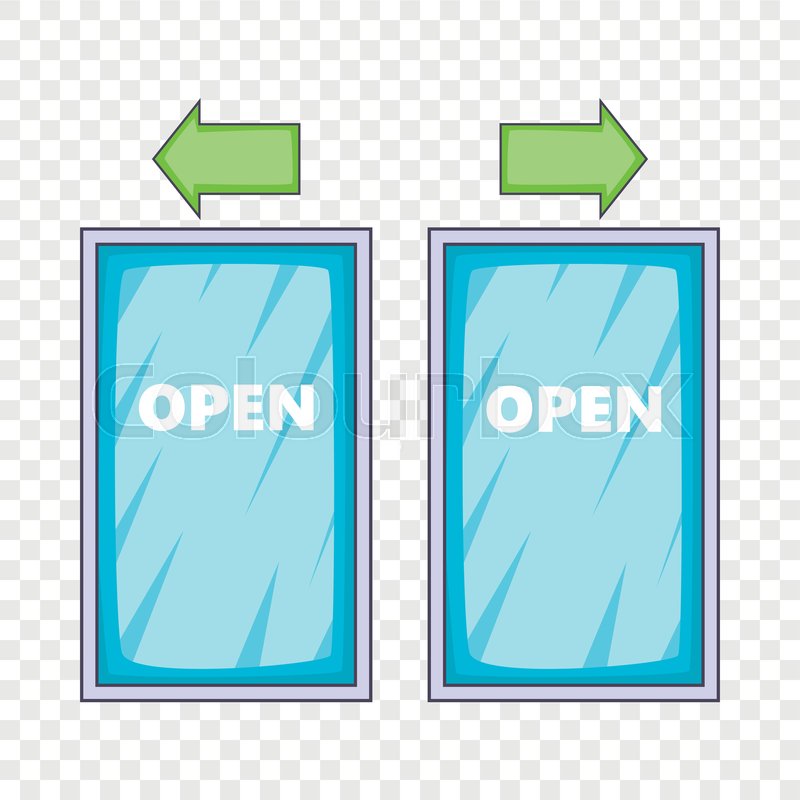 Storefront icon. Cartoon illustration | Stock vector | Colourbox