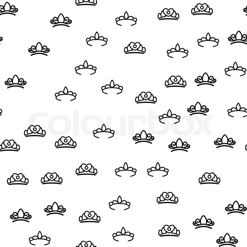 Jewelry Aristocracy Crowns Seamless Stock Vector Colourbox Jewelry Aristocracy Crowns Seamless Stock Vector Colourbox