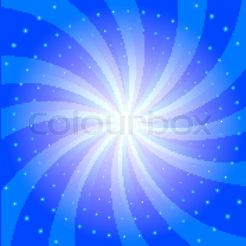 abstract vector radial blue background with glow effect stock