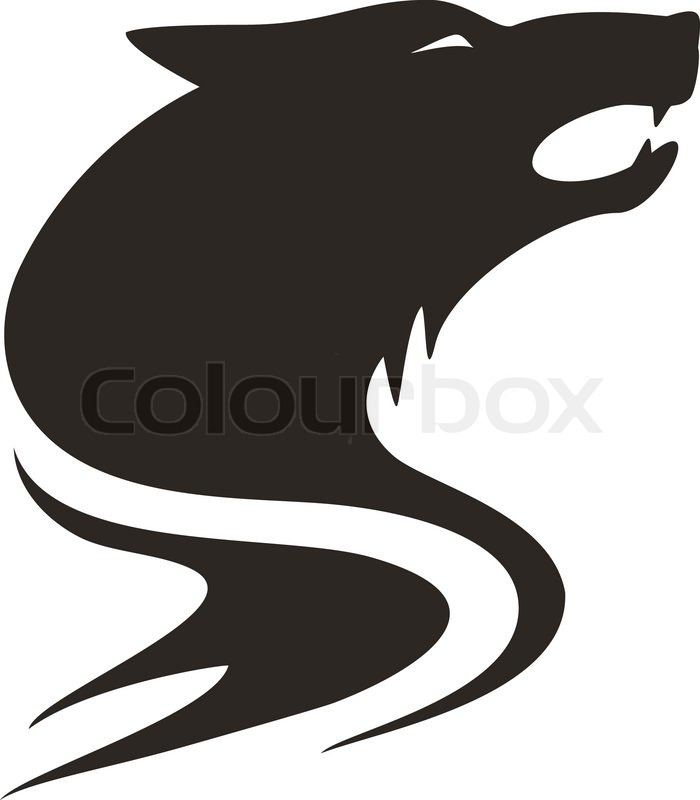 wolf tribal stock vector colourbox wolf tribal stock vector colourbox