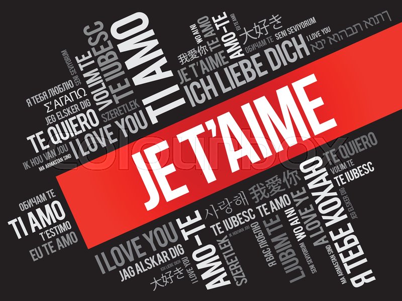 what does the french word je t aime meaning in english